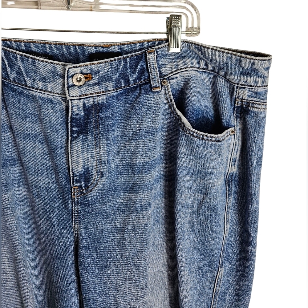 Talbots High Waist Straight Ankle Jeans, 18W - Picture 2 of 5